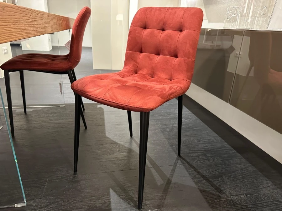Sedia senza braccioli Bontempi Kuga Slim