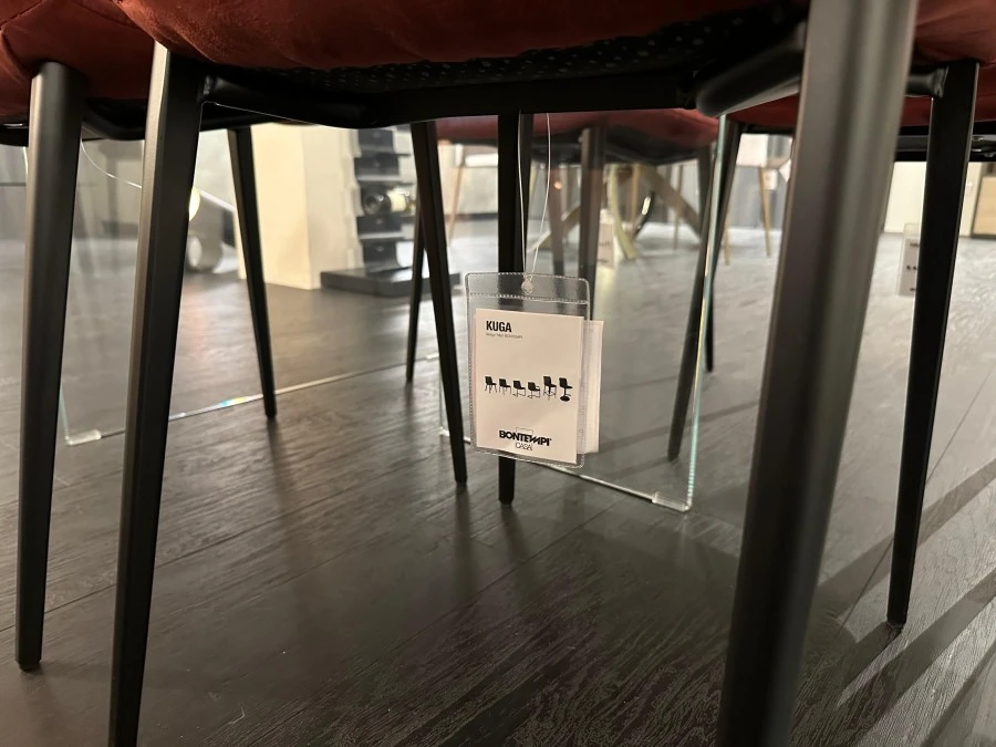 Sedia senza braccioli Bontempi Kuga Slim