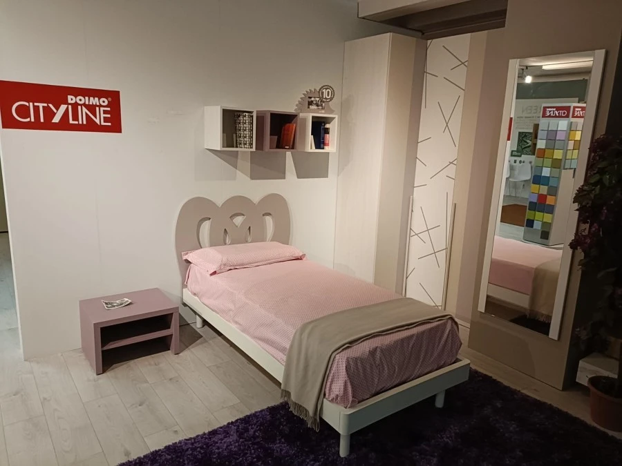 Cameretta letto singolo Doimo Cityline Qik Light