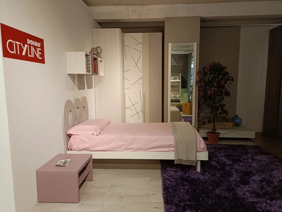 Cameretta letto singolo Doimo Cityline Qik Light
