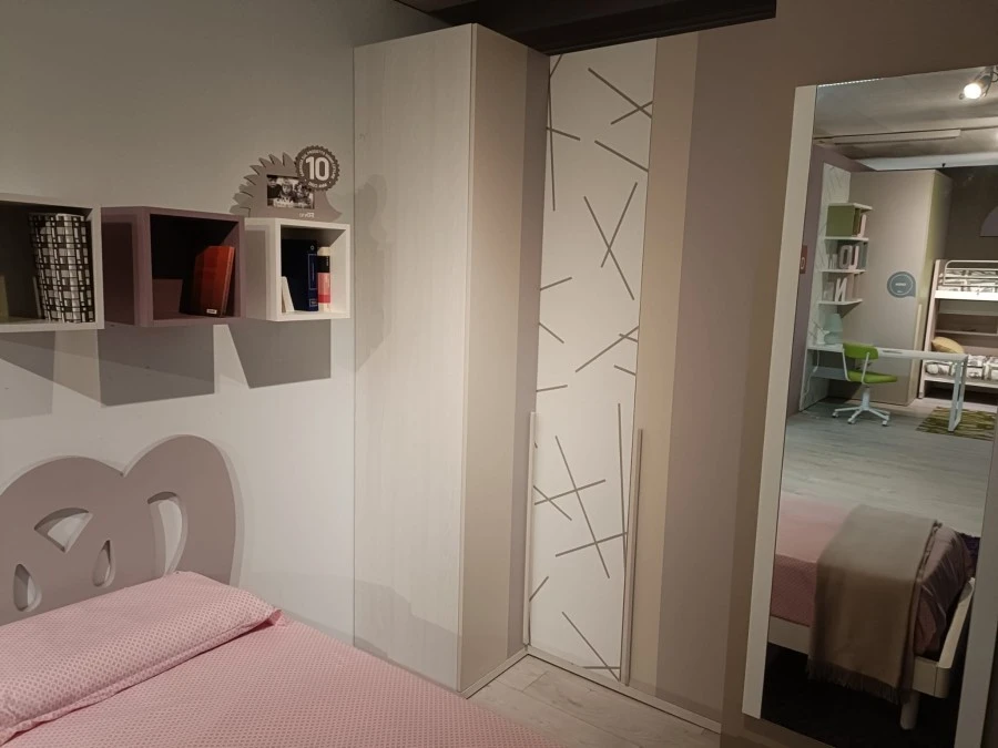 Cameretta letto singolo Doimo Cityline Qik Light