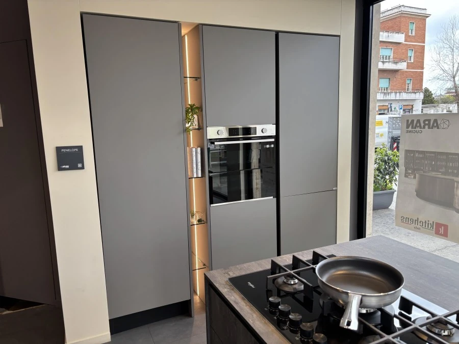 Cucina con Isola Aran cucine Penelope HPL