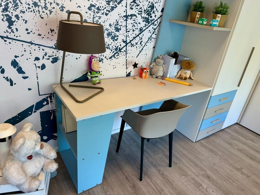 Cameretta a ponte Moretti Compact Young Cielo