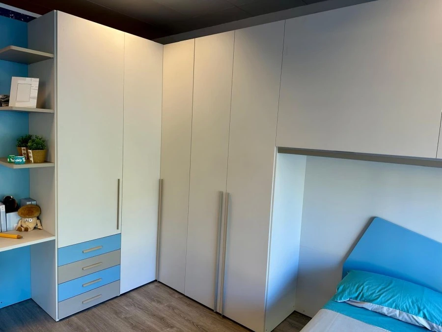 Cameretta a ponte Moretti Compact Young Cielo