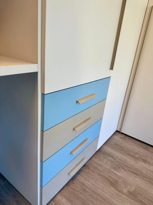 Cameretta a ponte Moretti Compact Young Cielo