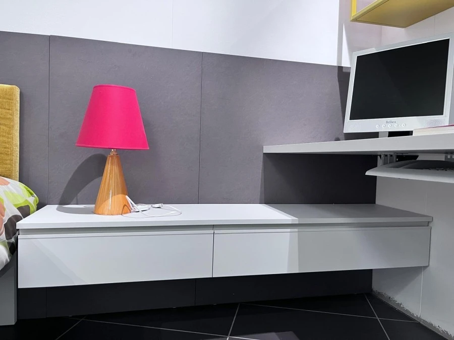 Cameretta letto singolo Mistral letto a terra