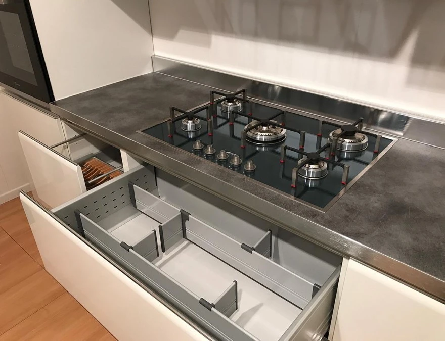 Cucina con penisola Scavolini Tess Lux