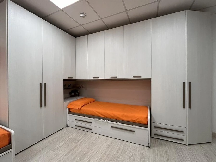 Cameretta a ponte Moretti Compact KIDS 3 letti