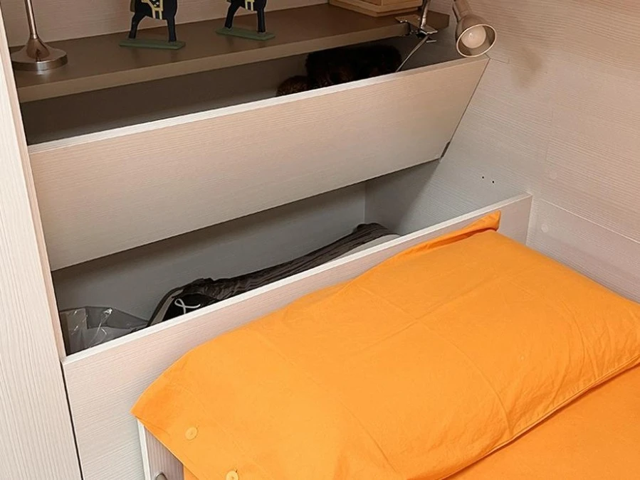 Cameretta a ponte Moretti Compact KIDS 3 letti