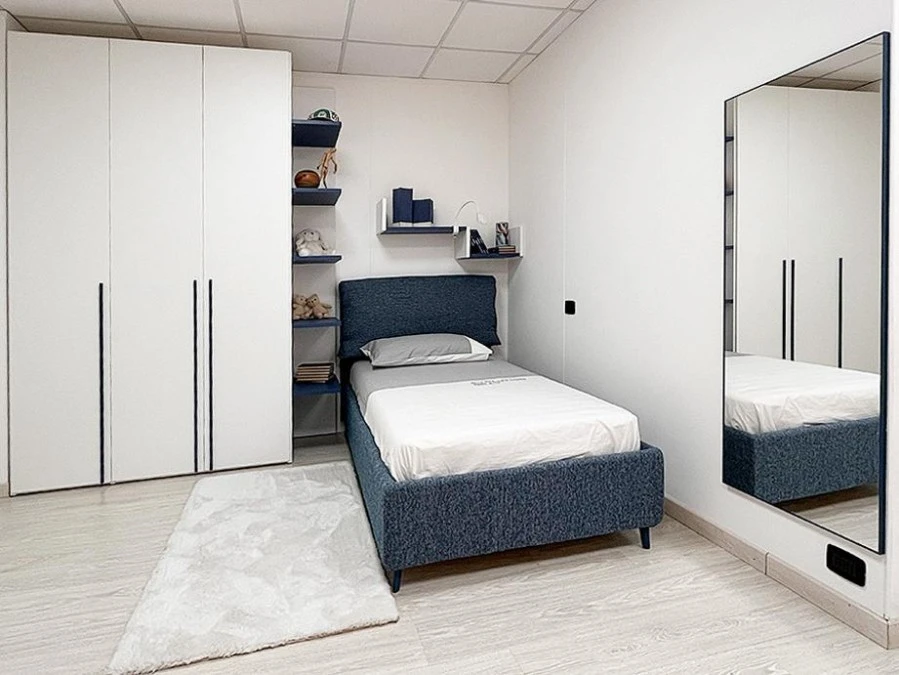 Cameretta letto singolo Moretti Compact Young letto singolo big