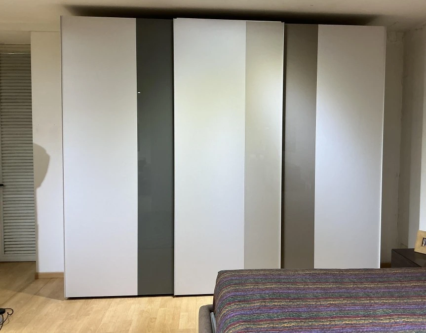 Armadio scorrevole Zalf mobili Double Glass