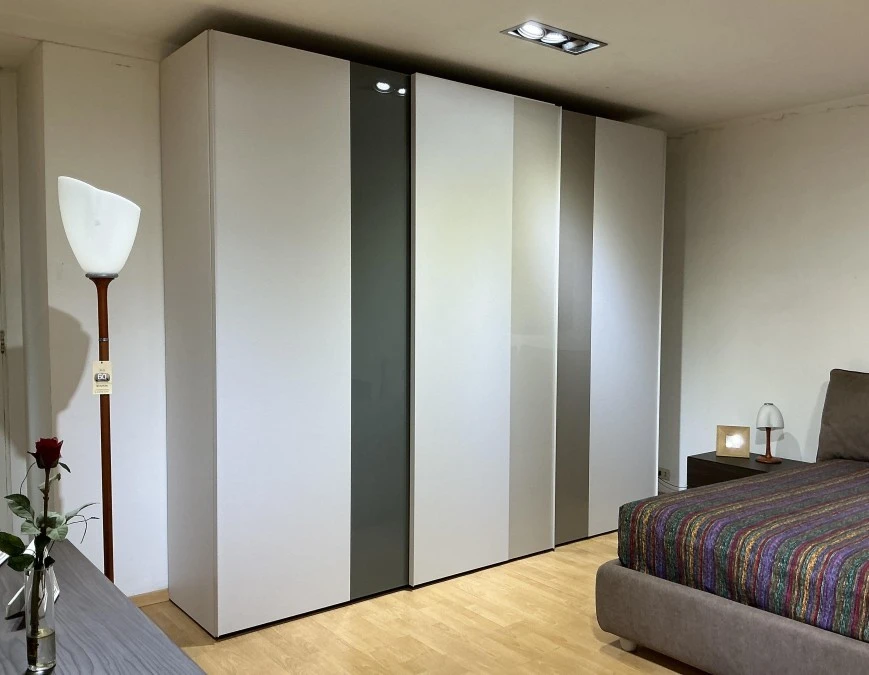 Armadio scorrevole Zalf mobili Double Glass