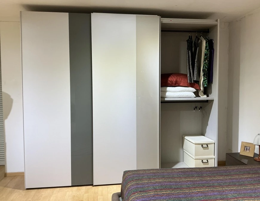 Armadio scorrevole Zalf mobili Double Glass