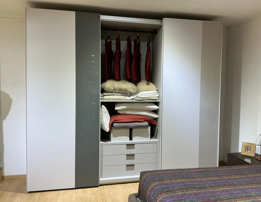 Armadio scorrevole Zalf mobili Double Glass
