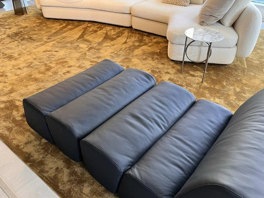 Poltrona con pouf Poliform Ernest
