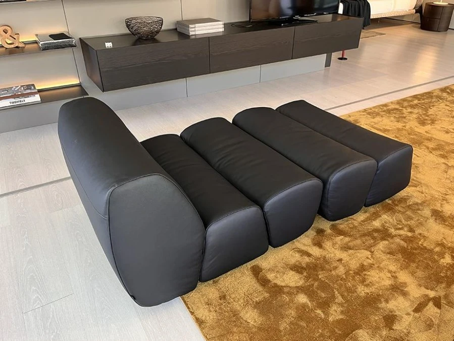 Poltrona con pouf Poliform Ernest