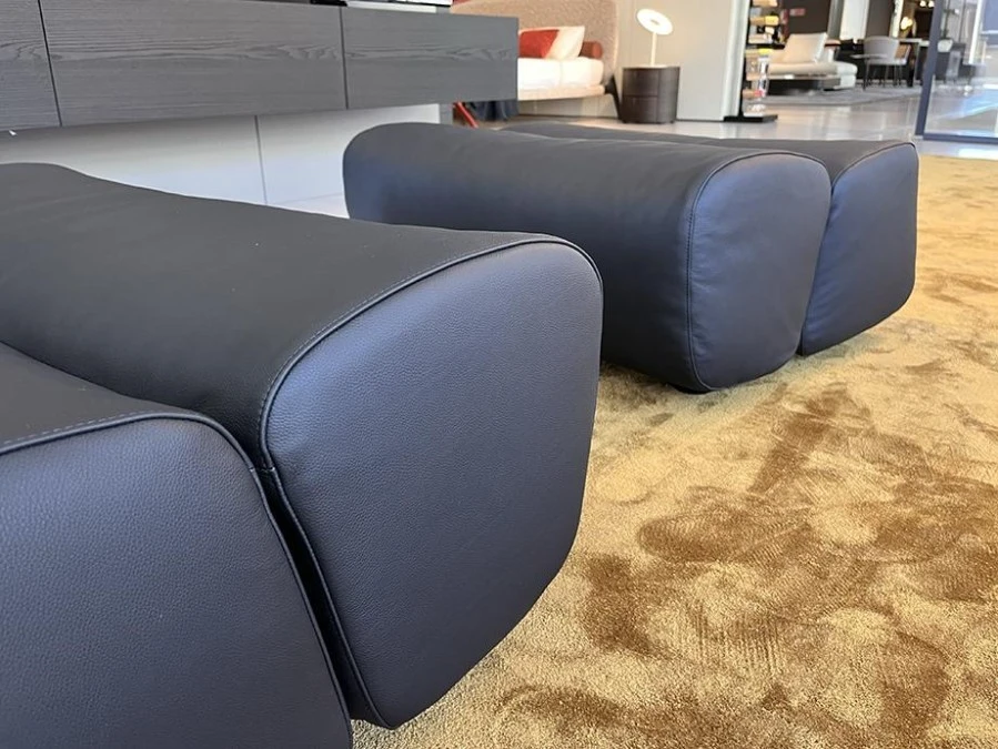 Poltrona con pouf Poliform Ernest