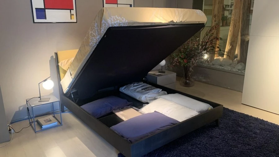 Letto matrimoniale con contenitore Oggioni Orimento