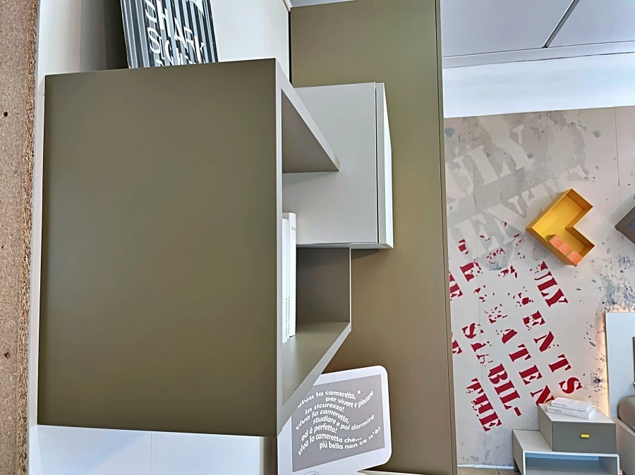 Cameretta letto singolo Moretti Compact Young