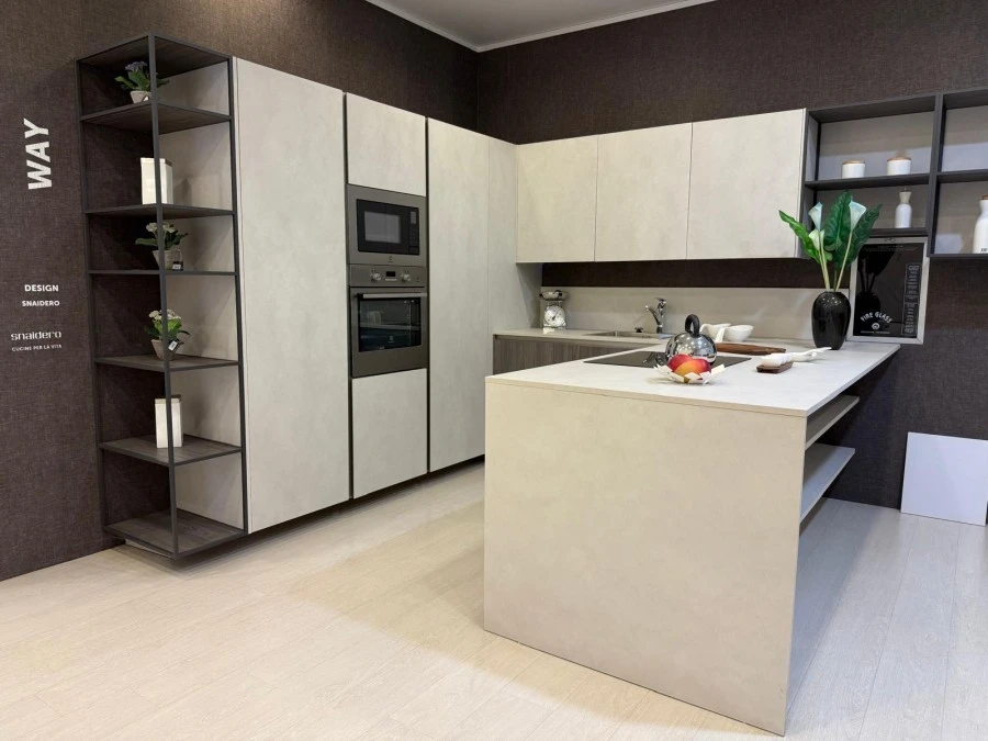 Cucina con penisola Snaidero way