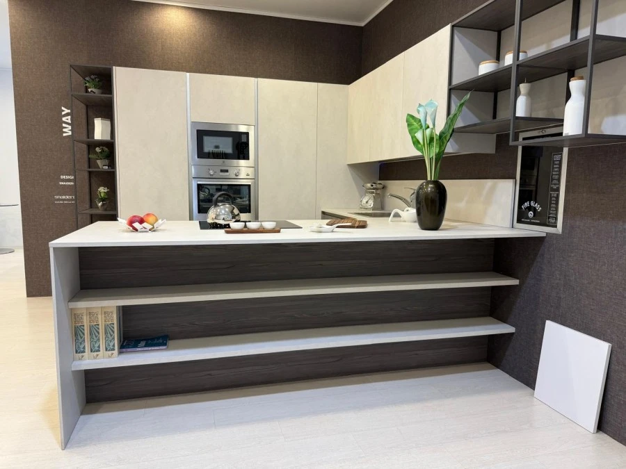 Cucina con penisola Snaidero way