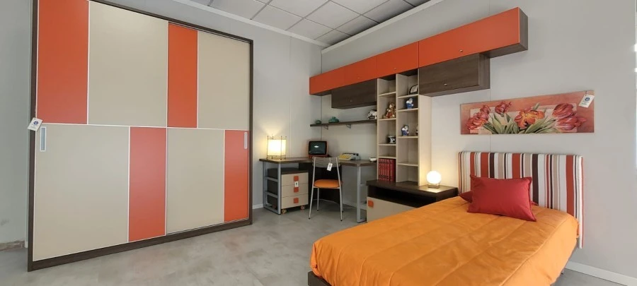 Cameretta letto singolo ZG Mobili fantasy
