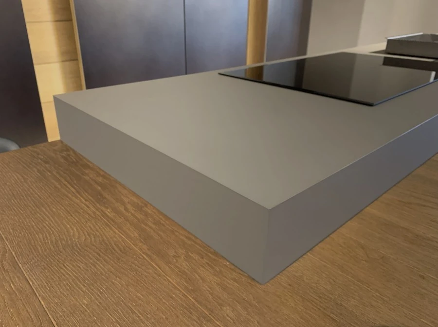 Cucina con Isola Modulnova BLADE METALLI