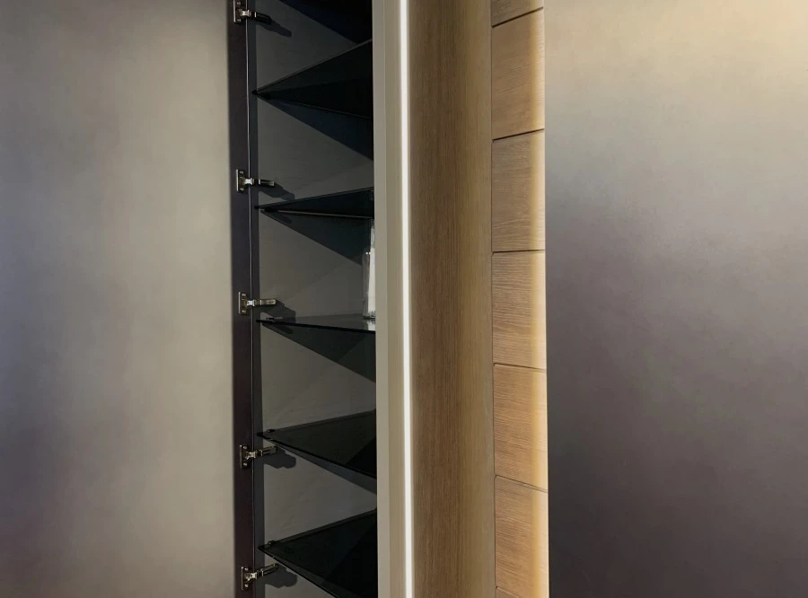 Cucina con Isola Modulnova BLADE METALLI