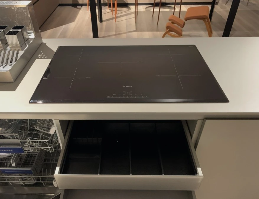 Cucina con Isola Modulnova BLADE METALLI