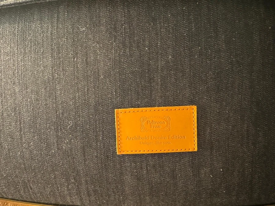 Poltrona Poltrona Frau Archibald Denim Edition
