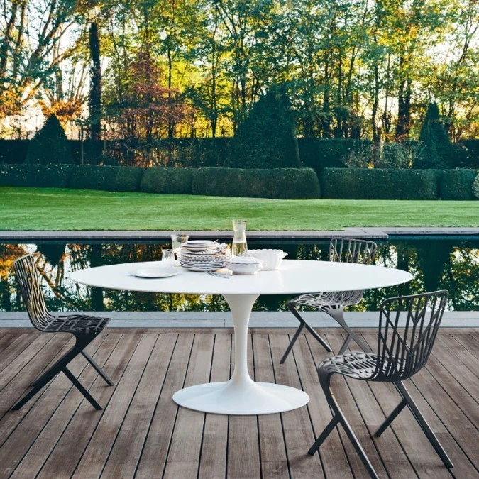 Tavolo ovale Knoll Saarinen 244 cm