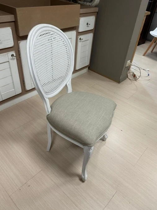 Sedia senza braccioli Dialma Brown Ovalina