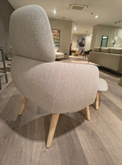 Poltrona con pouf Maxdesign Betty