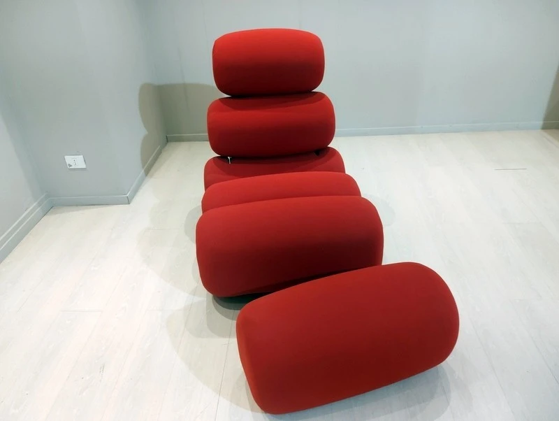 Poltrona con pouf Presotto Italia Bruco