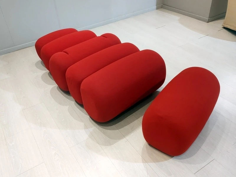 Poltrona con pouf Presotto Italia Bruco