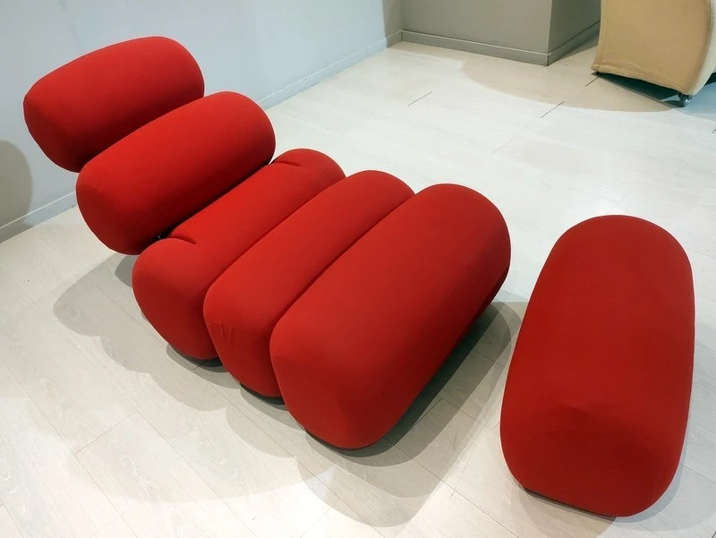 Poltrona con pouf Presotto Italia Bruco