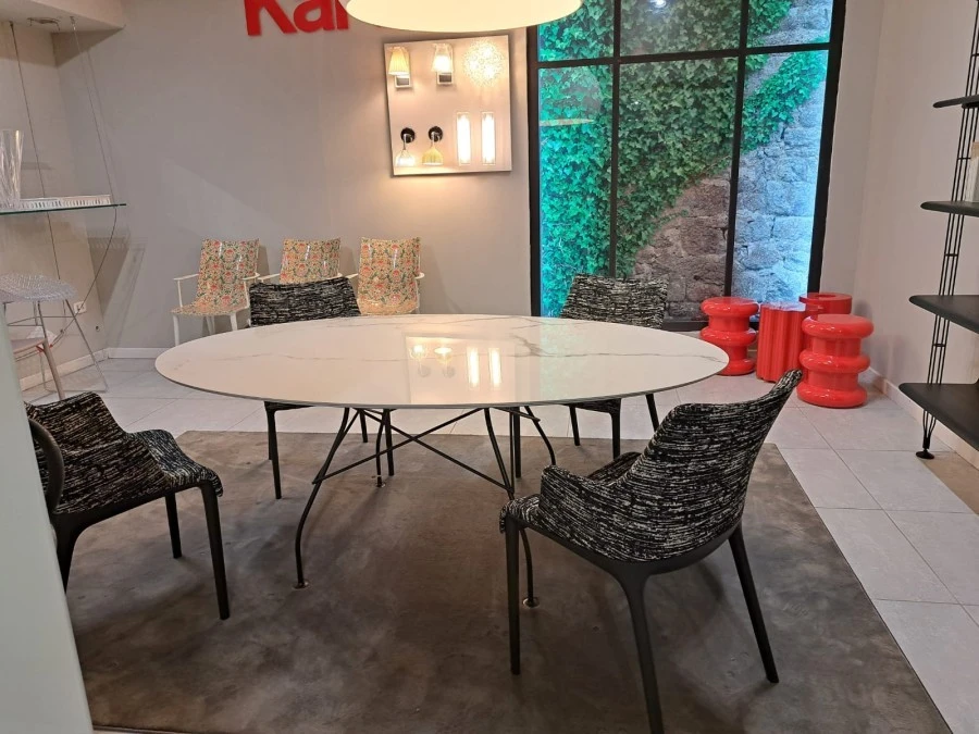 Tavolo ovale Kartell Glossy