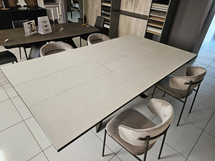 Tavolo allungabile Ozzio TAVOLO CERAMICA LUCE