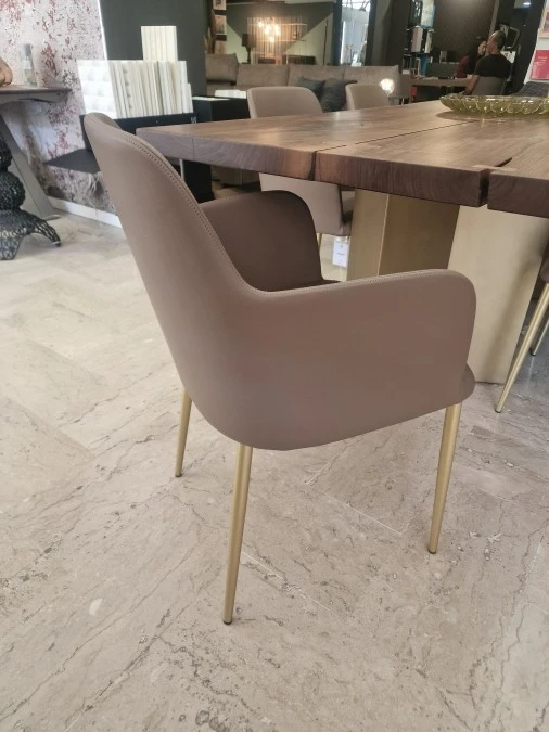 Sedia con braccioli Bontempi Margot 40.46