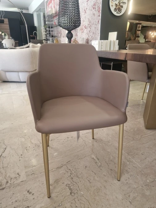 Sedia con braccioli Bontempi Margot 40.46