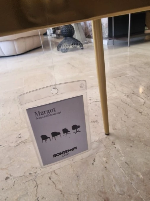 Sedia con braccioli Bontempi Margot 40.46