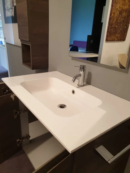 Mobile bagno Produzione Artigianale anta gola J