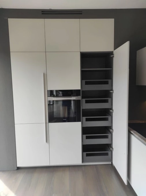 Cucina lineare Ernestomeda one grigio seta