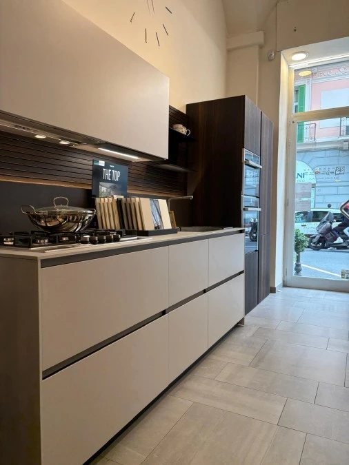 Cucina lineare Pedini Moka