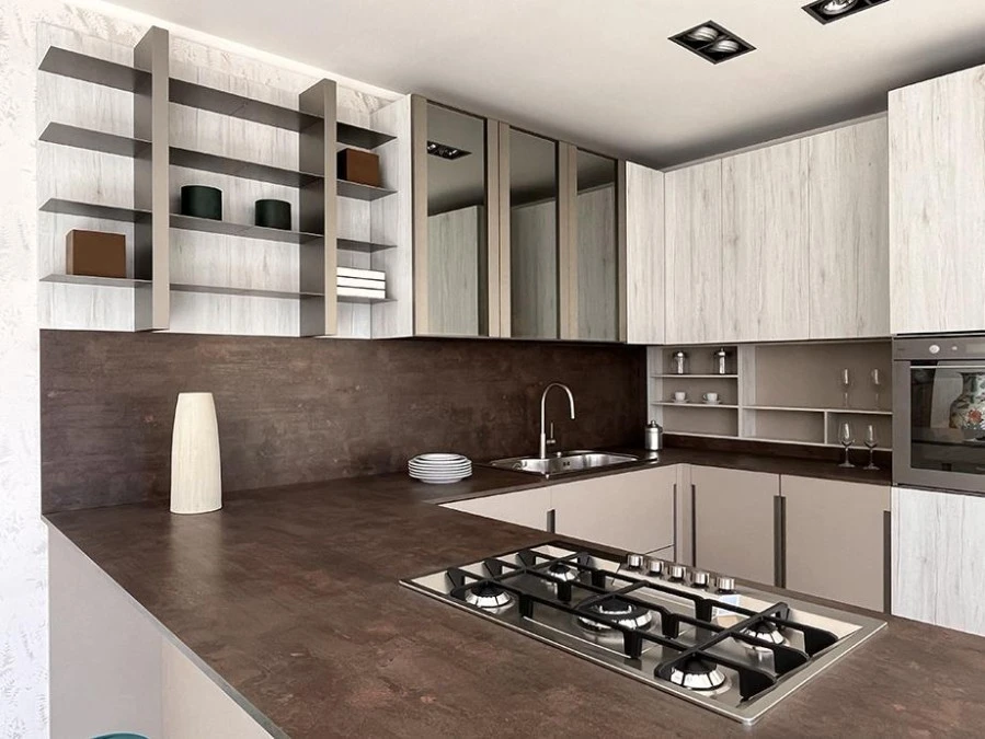 Cucina con penisola Composit Lounge