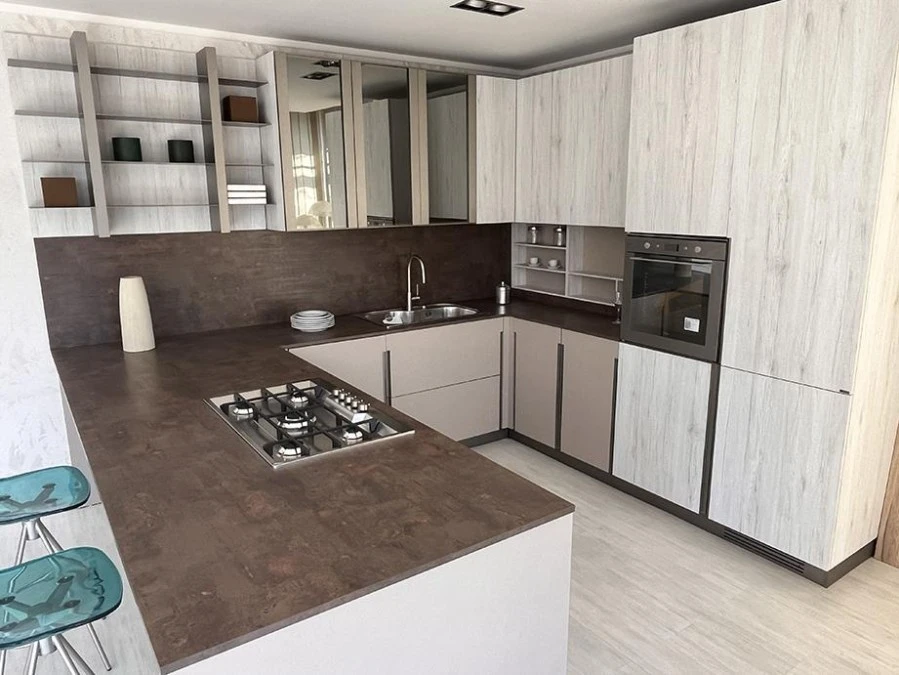 Cucina con penisola Composit Lounge