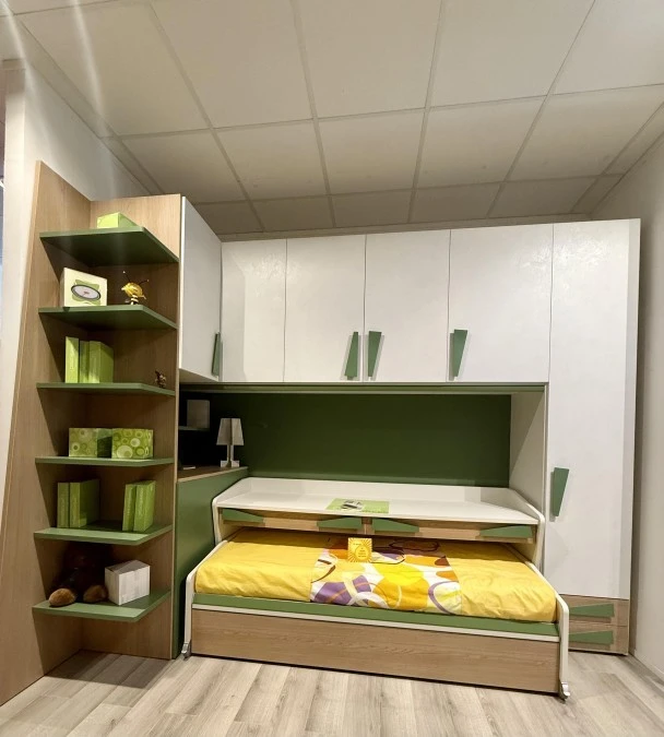 Cameretta a ponte Moretti Compact Verde