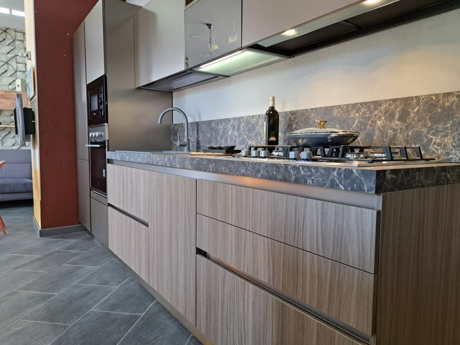 Cucina lineare Febal Casa modula gola