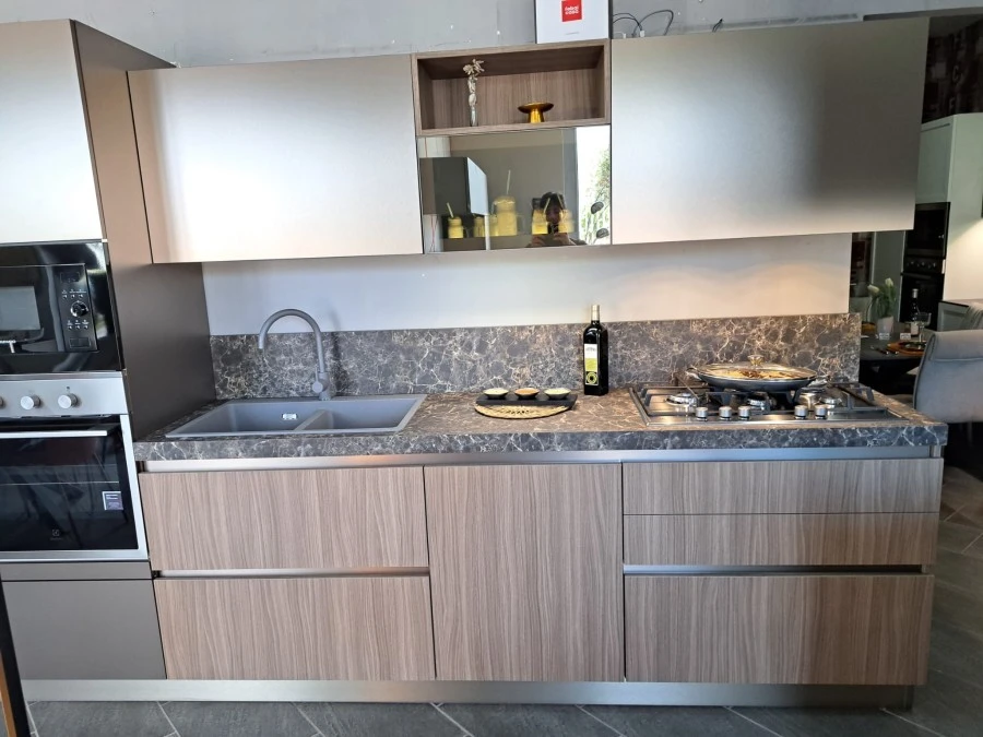 Cucina lineare Febal Casa modula gola