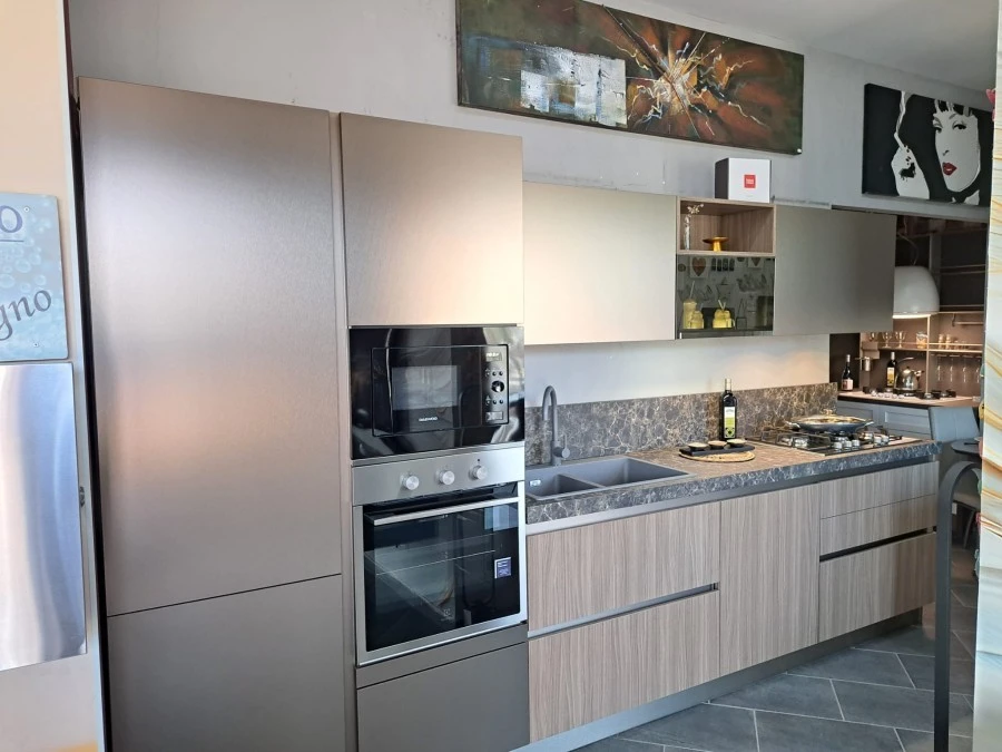 Cucina lineare Febal Casa modula gola